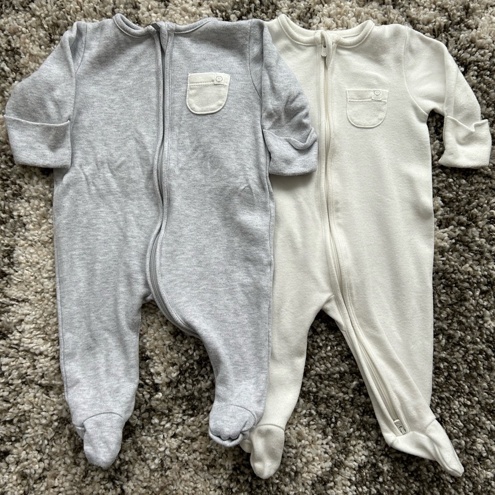 Baby Mori footies 0-3M